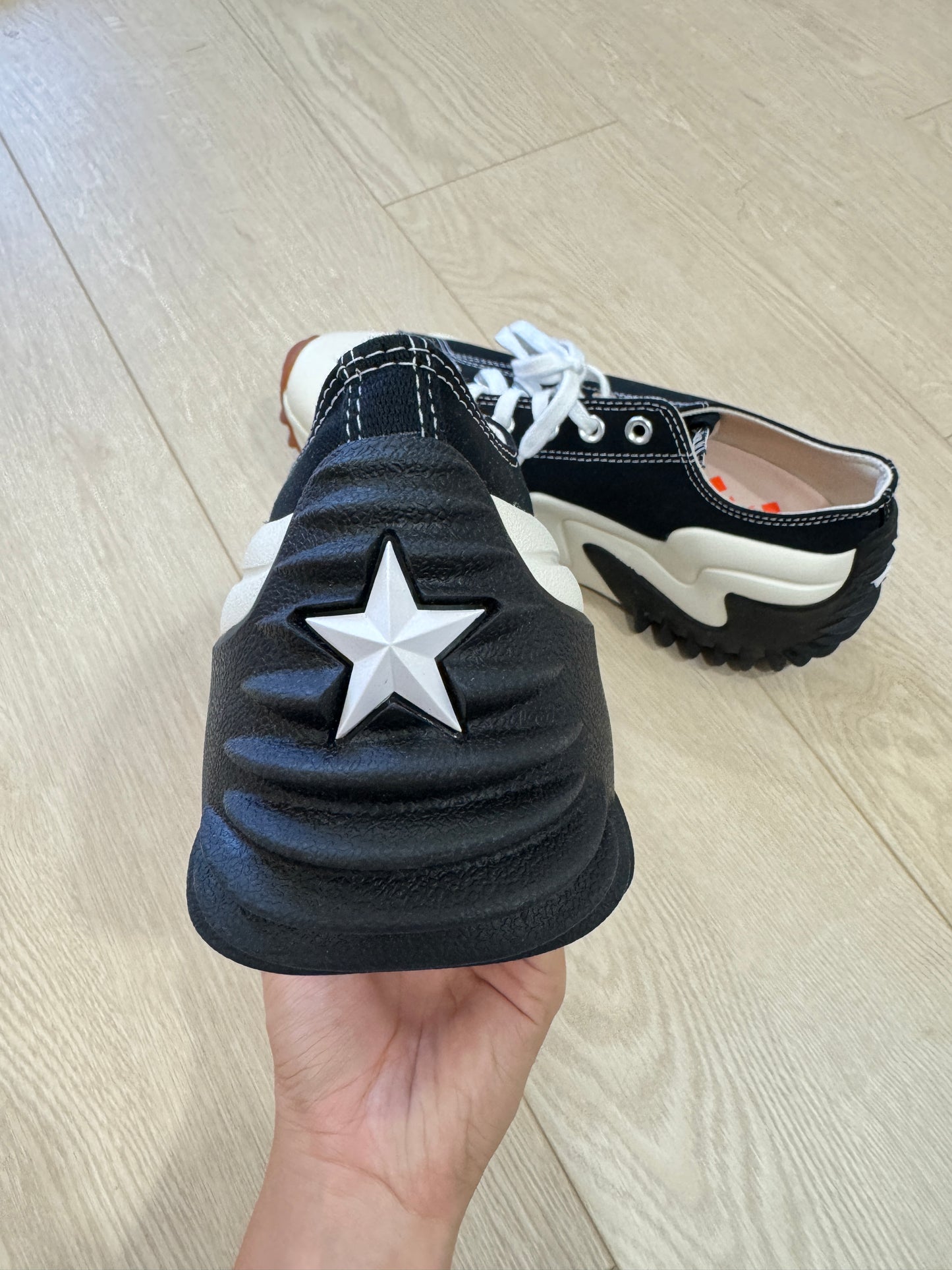 Converse Run Star Motion 黑白鋸齒底