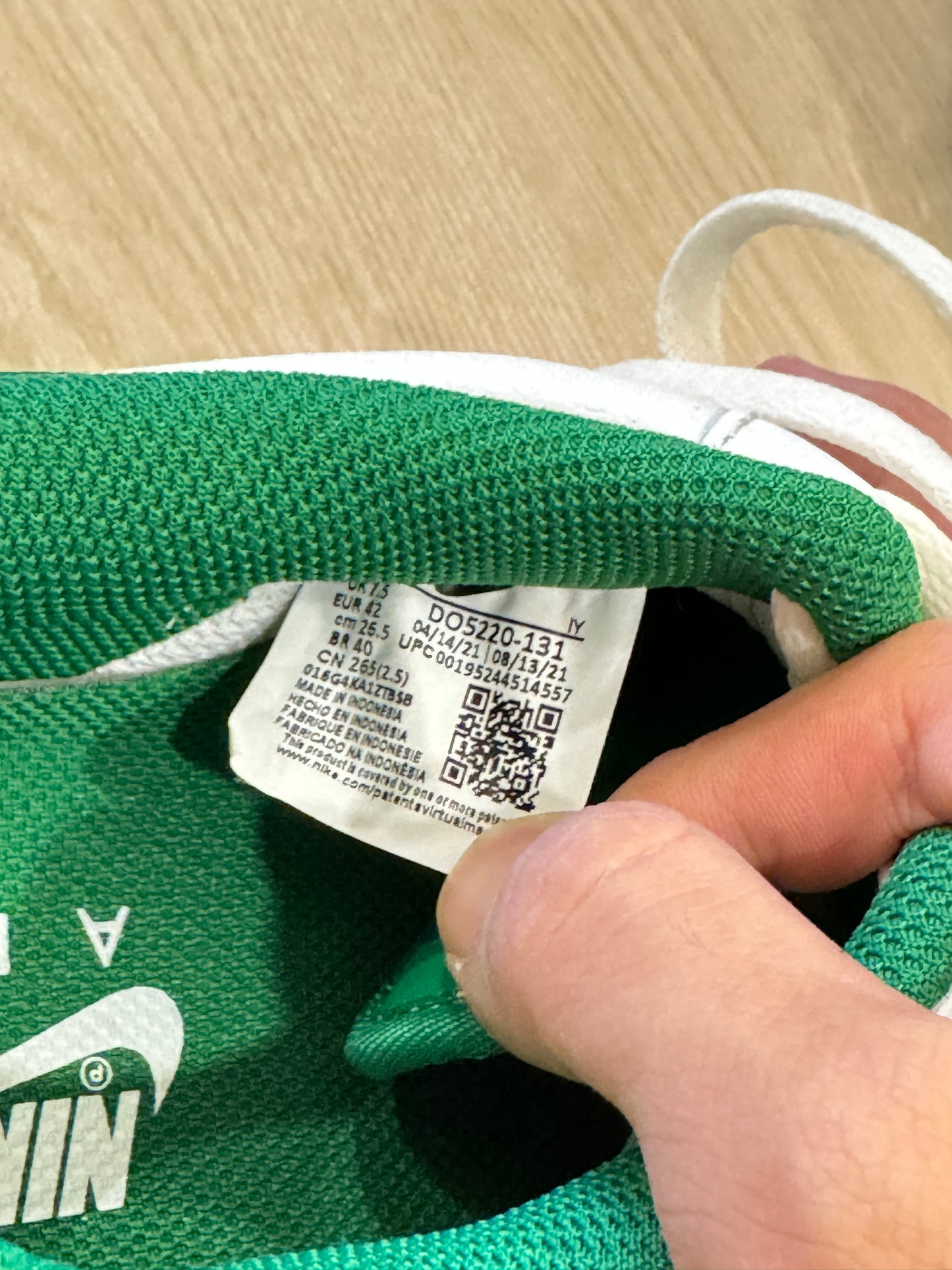 Nike Air Force 1 Low Retro “White/Gorge Green” DQ5220-131